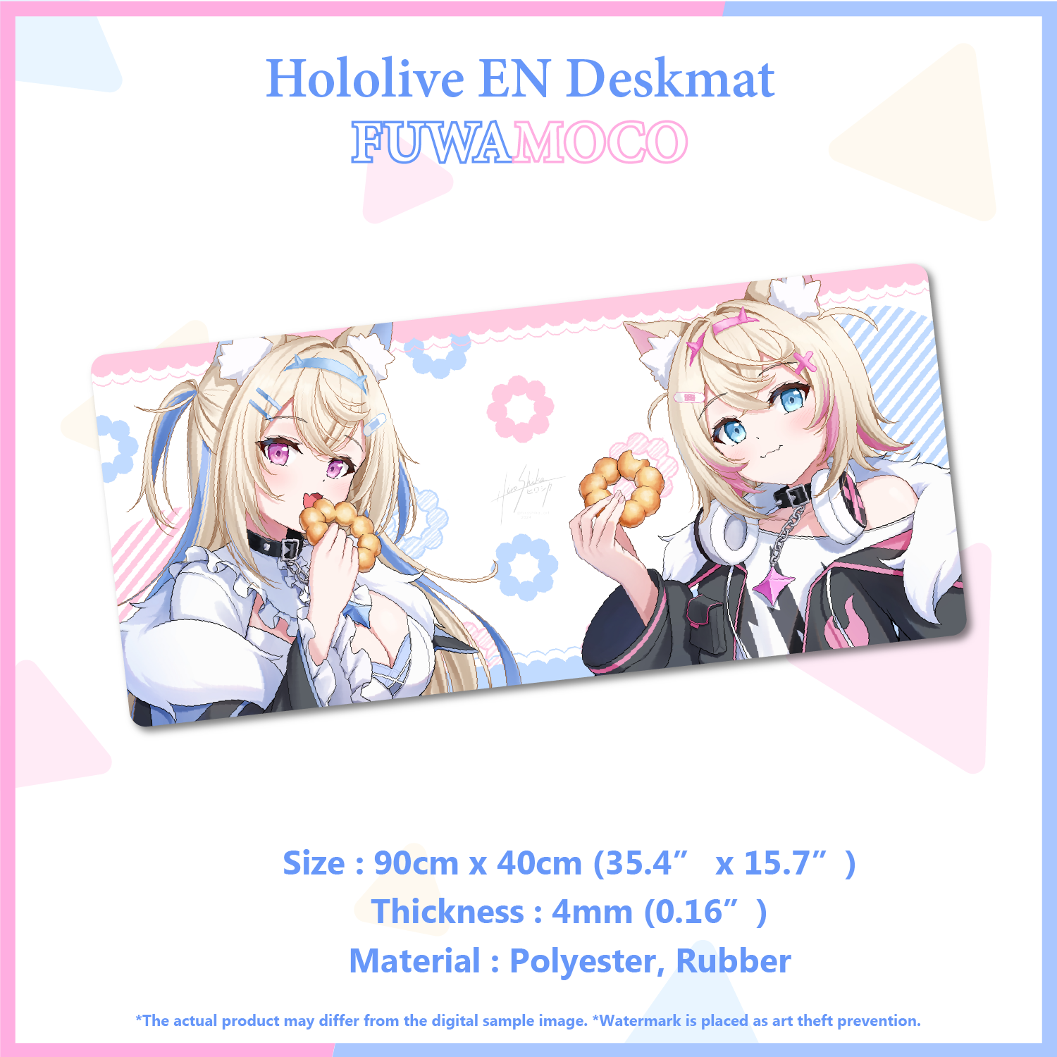 HoloEN Advent Fuwamoco Large Deskmat – Hiroshika Art Shop HoloEN Advent Fuwamoco Large Deskmat – Hiroshika Art Shop