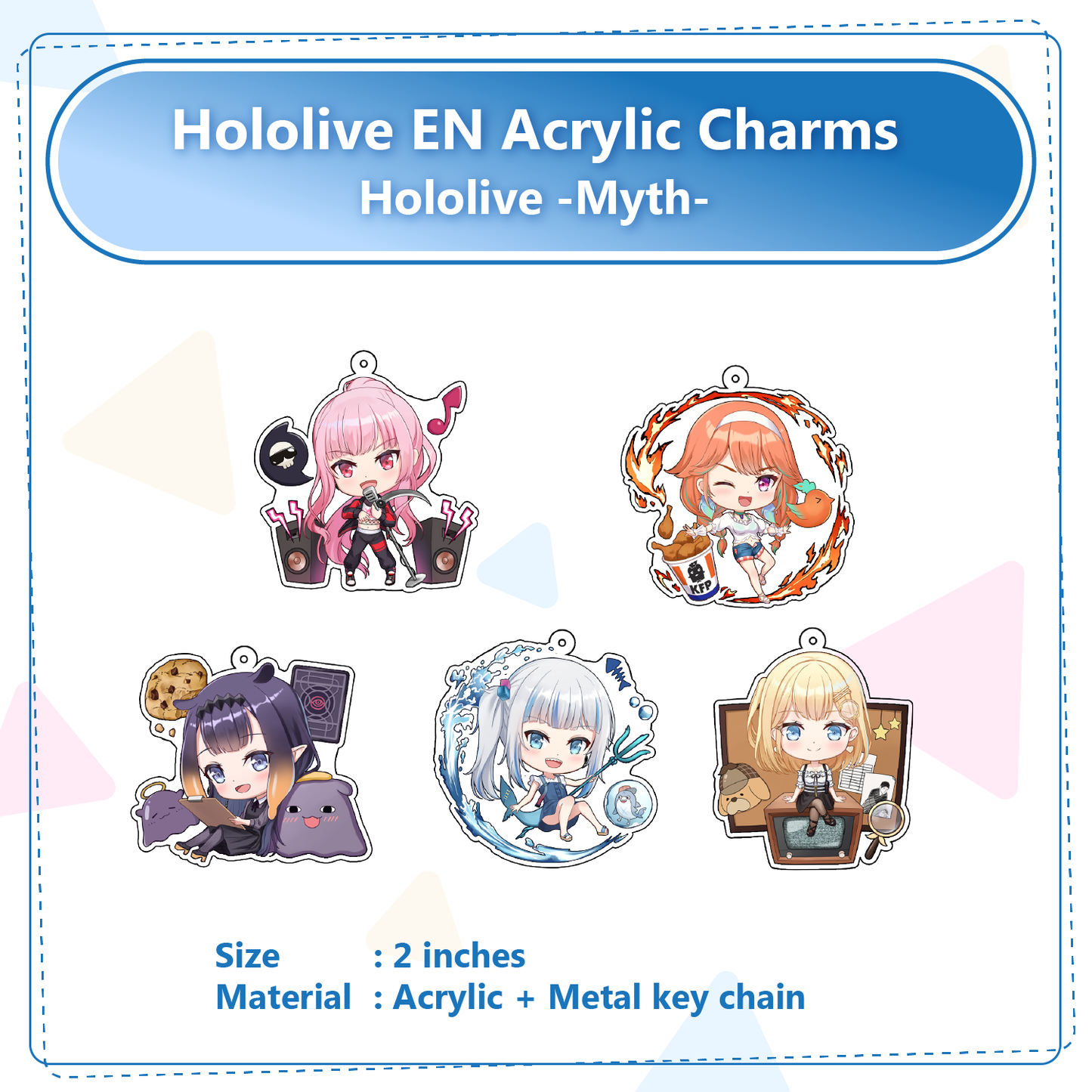 HoloEN Myth Chibi Charm