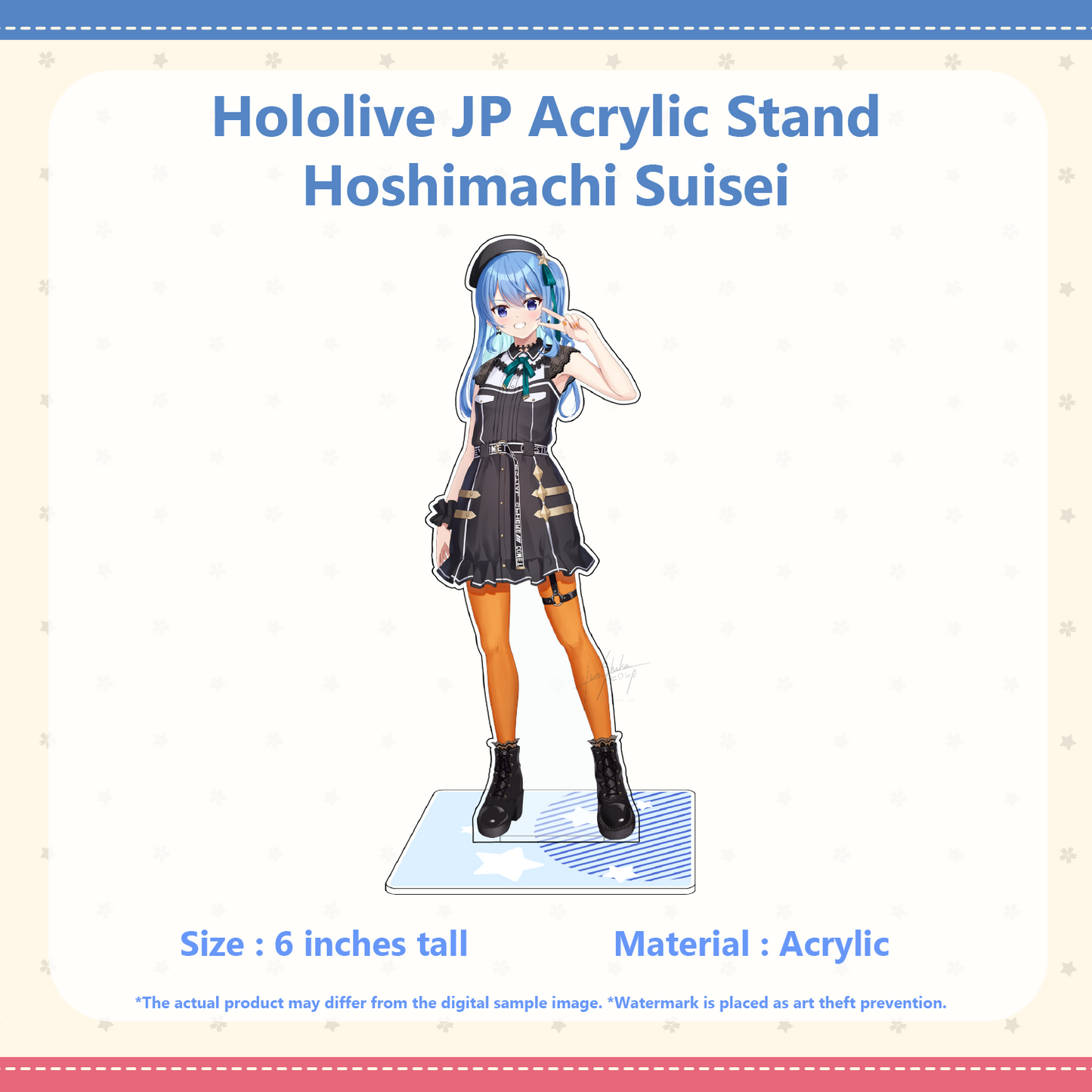 HoloJP Hoshimachi Suisei Acrylic Stand